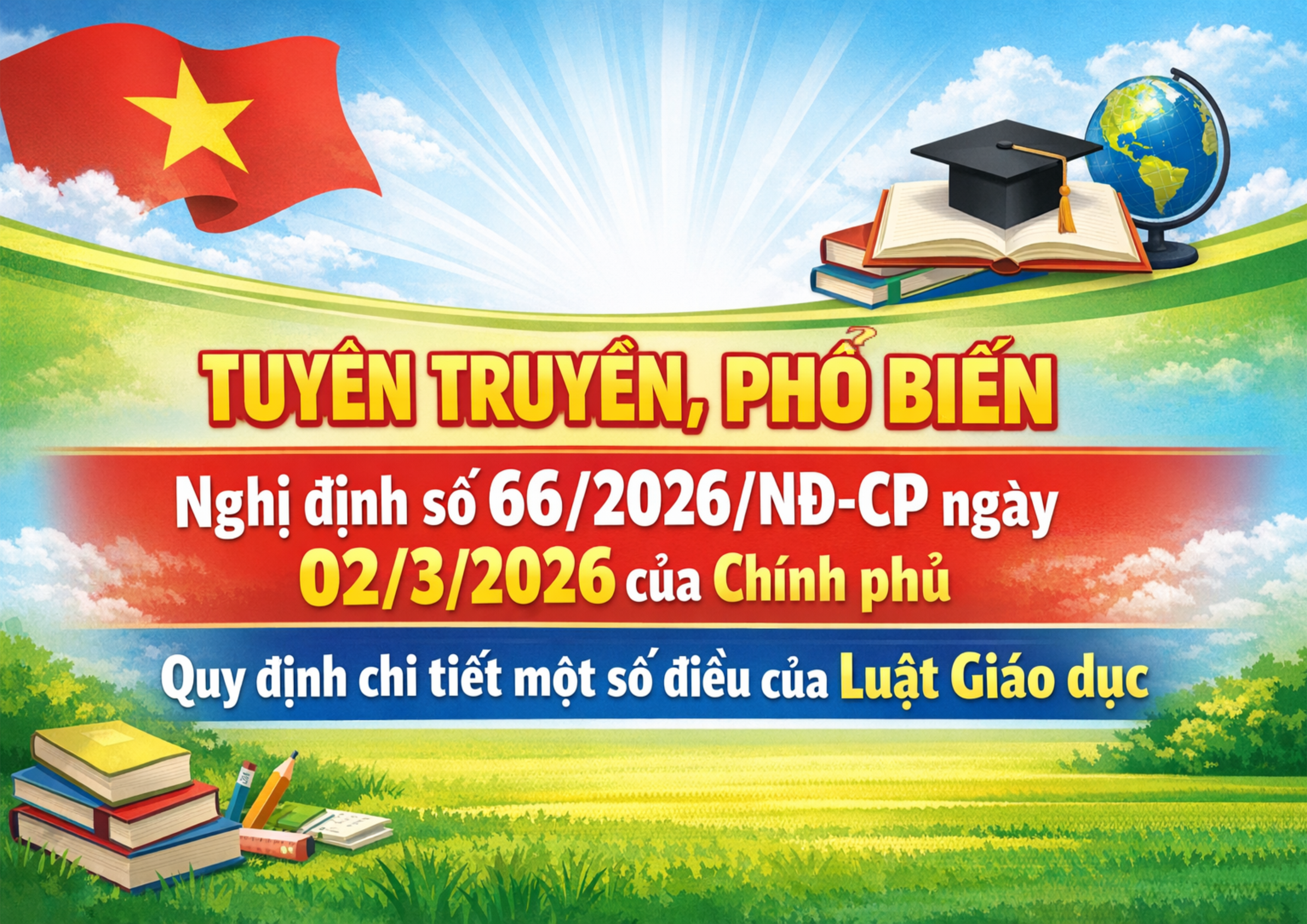 TUYÊN TRUYỀN, PHỔ BIẾN NGHỊ ĐỊNH SỐ 66/2026/NĐ-CP NGÀY 02/3/2026 CỦA CHÍNH PHỦ
